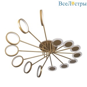 Потолочная светодиодная люстра Loft IT Megan 10164L Gold