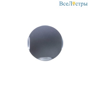 Уличный настенный светодиодный светильник Arte Lamp A1544AL-4GY