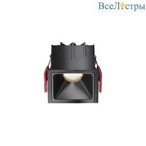 Встраиваемый светильник Maytoni Alfa LED DL043-01-10W4K-SQ-B-1