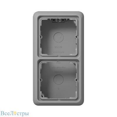 коробка двухместная jung cd582agr