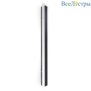 Уличный настенный светодиодный светильник Feron DH2003 черный 48021