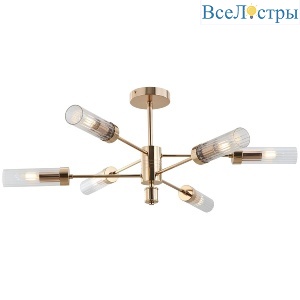 Люстра на штанге Illumico IL5608-6CST-79 GD