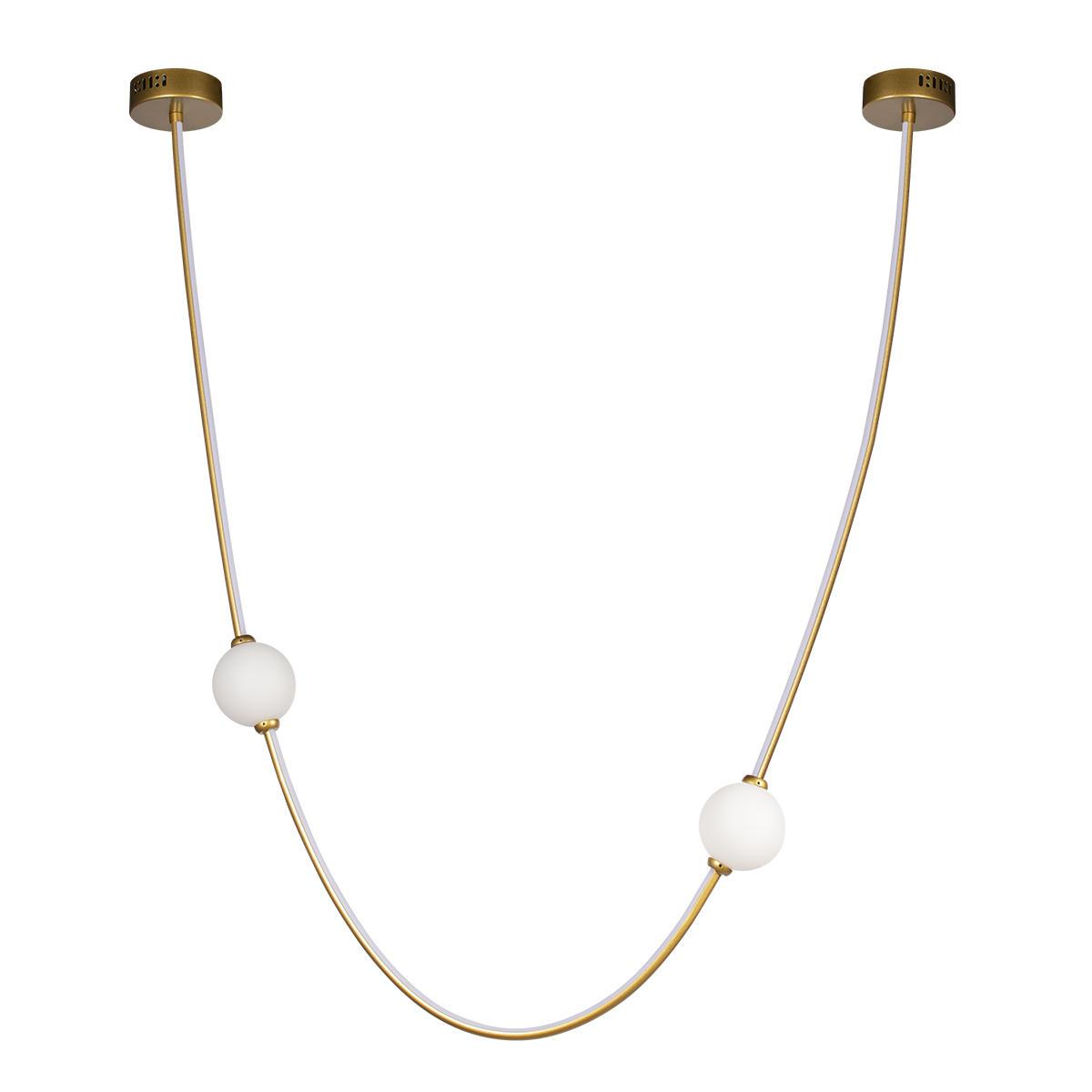 подвесной светодиодный светильник loft it embrace 10242/800 gold