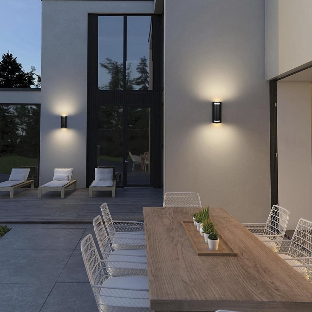 уличный настенный светильник loft it eterno 100006/b