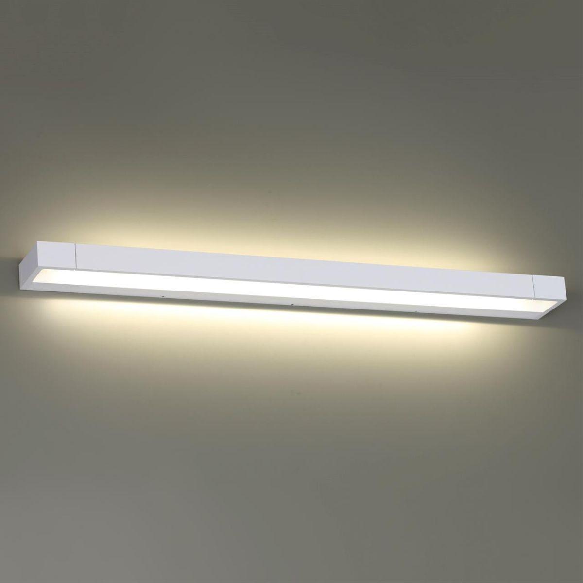 настенный светодиодный светильник odeon light hightech arno 3887/24ww