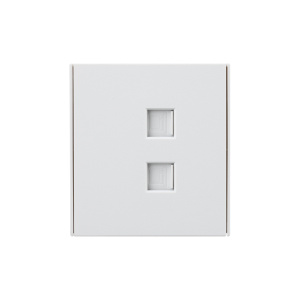 Розетка STRONG компьютерная двойная RJ45+RJ45 кат6 с/у жемчуг KRANZ KR-78-0725-4