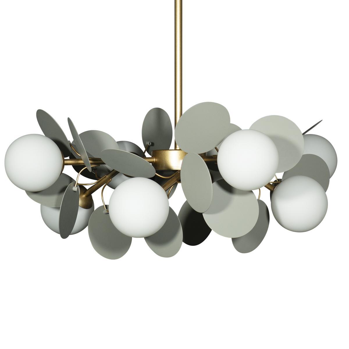 подвесная люстра loft it matisse 10008/8 grey