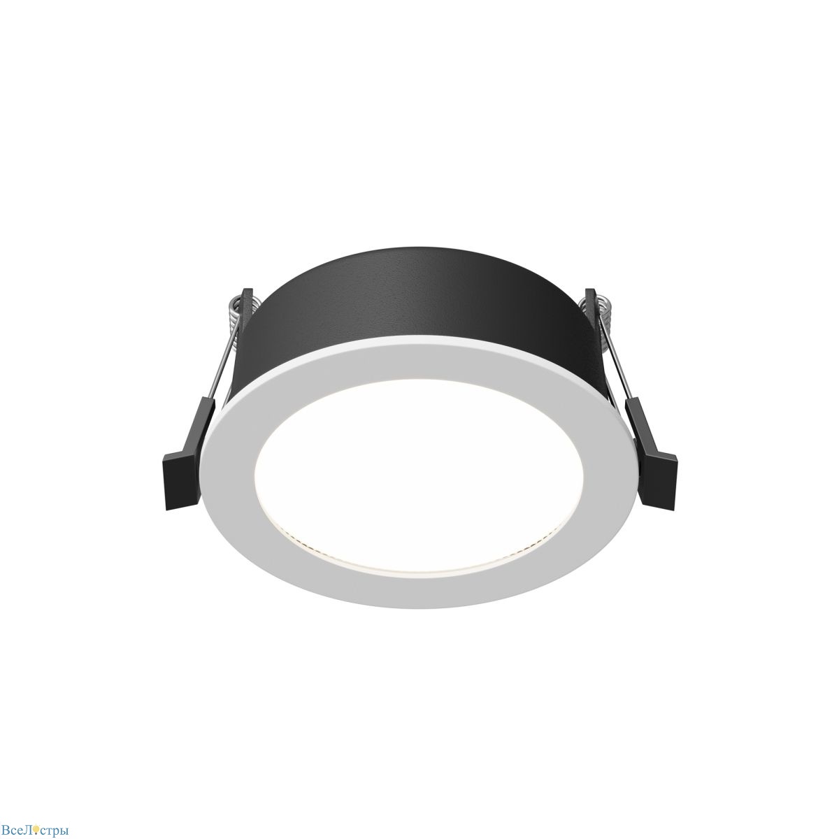 встраиваемый светильник maytoni technical orb dl130-gx53-w