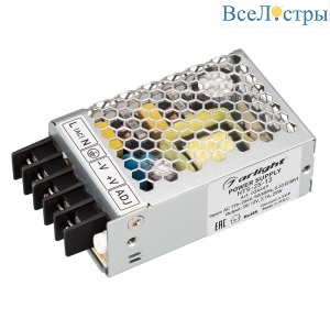 Блок питания Arlight HTS-25-12 (12V, 2.1A, 25W, IP20) 034449