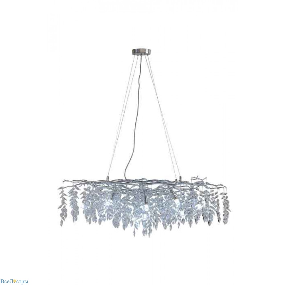 подвесная люстра am group leaf fall l1200 chrome