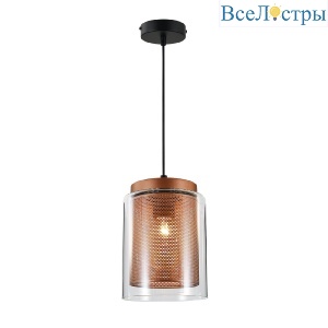 Подвесной светильник Indigo Alleanza 10023/1P Brass V000505