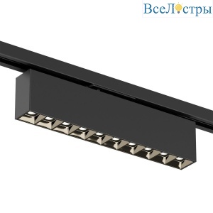 Трековый светодиодный светильник Denkirs Edder DK6434-BK