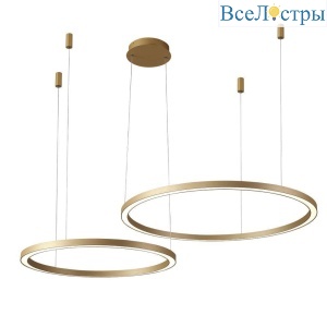 Подвесной светодиодный светильник Crystal Lux Fortuna SP123W Led Gold