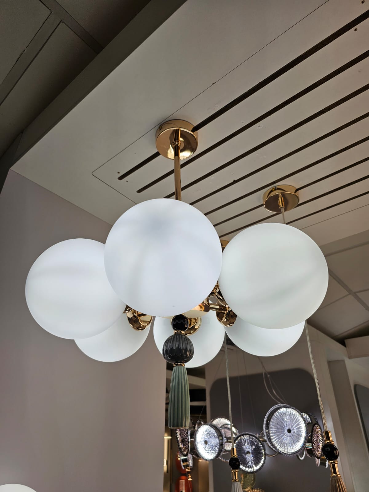 подвесная люстра odeon light exclusive palle 5405/6