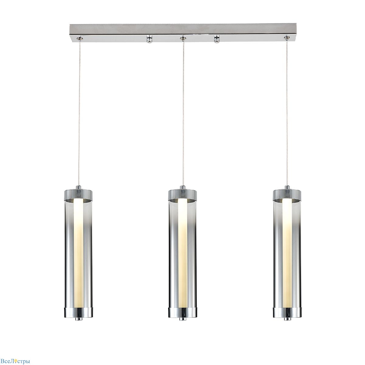 подвесной светильник indigo rilucente 11061/3p chrome v000148l