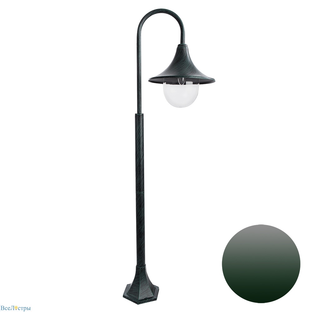 ландшафтный светильник arte lamp malaga a1086pa-1bgb