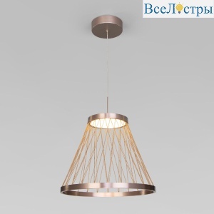 Подвесной светильник Eurosvet Cesta 40016/1 LED коричневый a069283