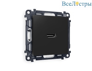 Комплект механизма розетки HDMI 2.0 40V/500mA 2.0GHz 5-18Gbit/s Ambrella Volt Alfa MA814010