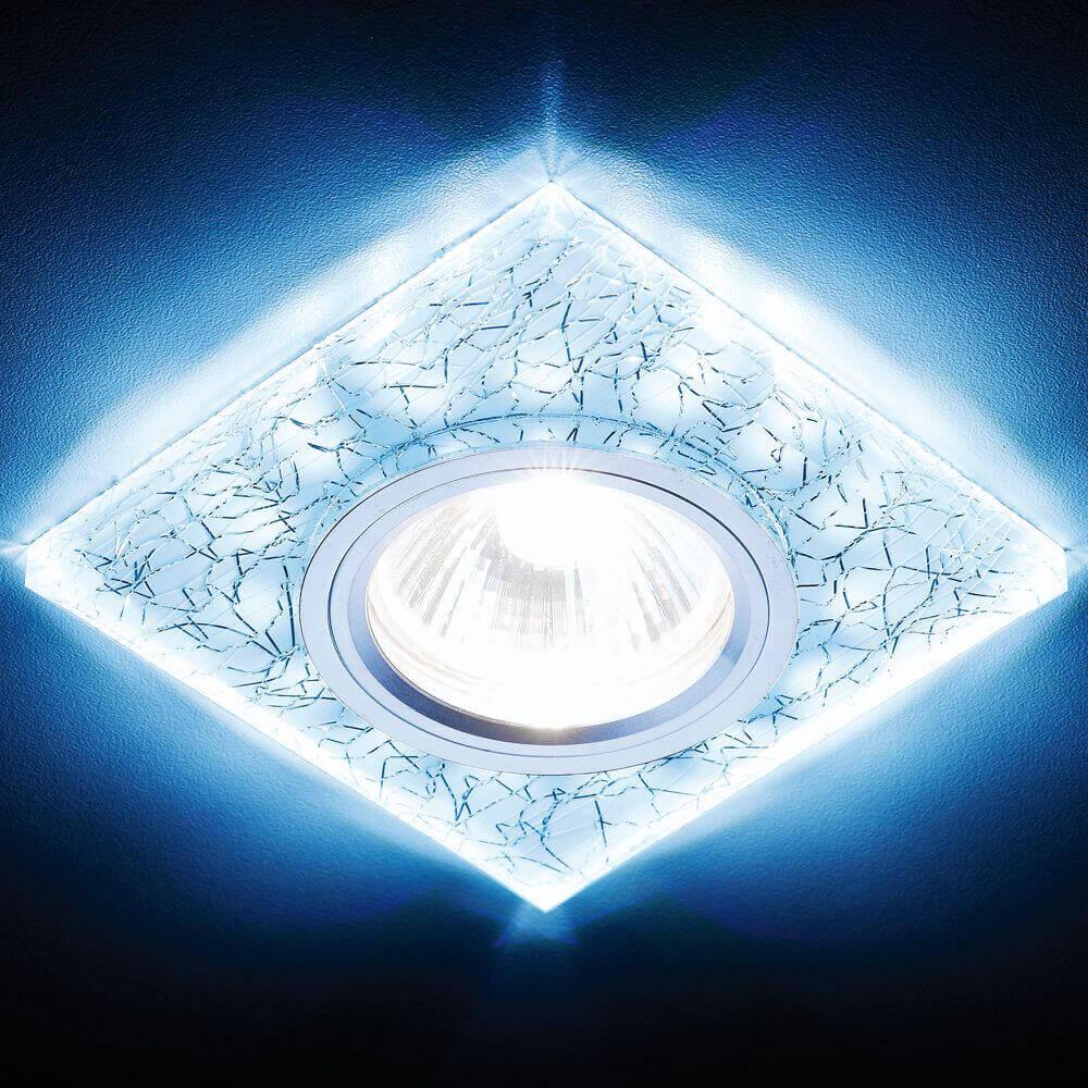 встраиваемый светодиодный светильник ambrella light led s227 w/ch/c