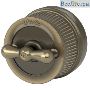 Выключатель двухклавишный Werkel 4690389166631 W5720012 a050767