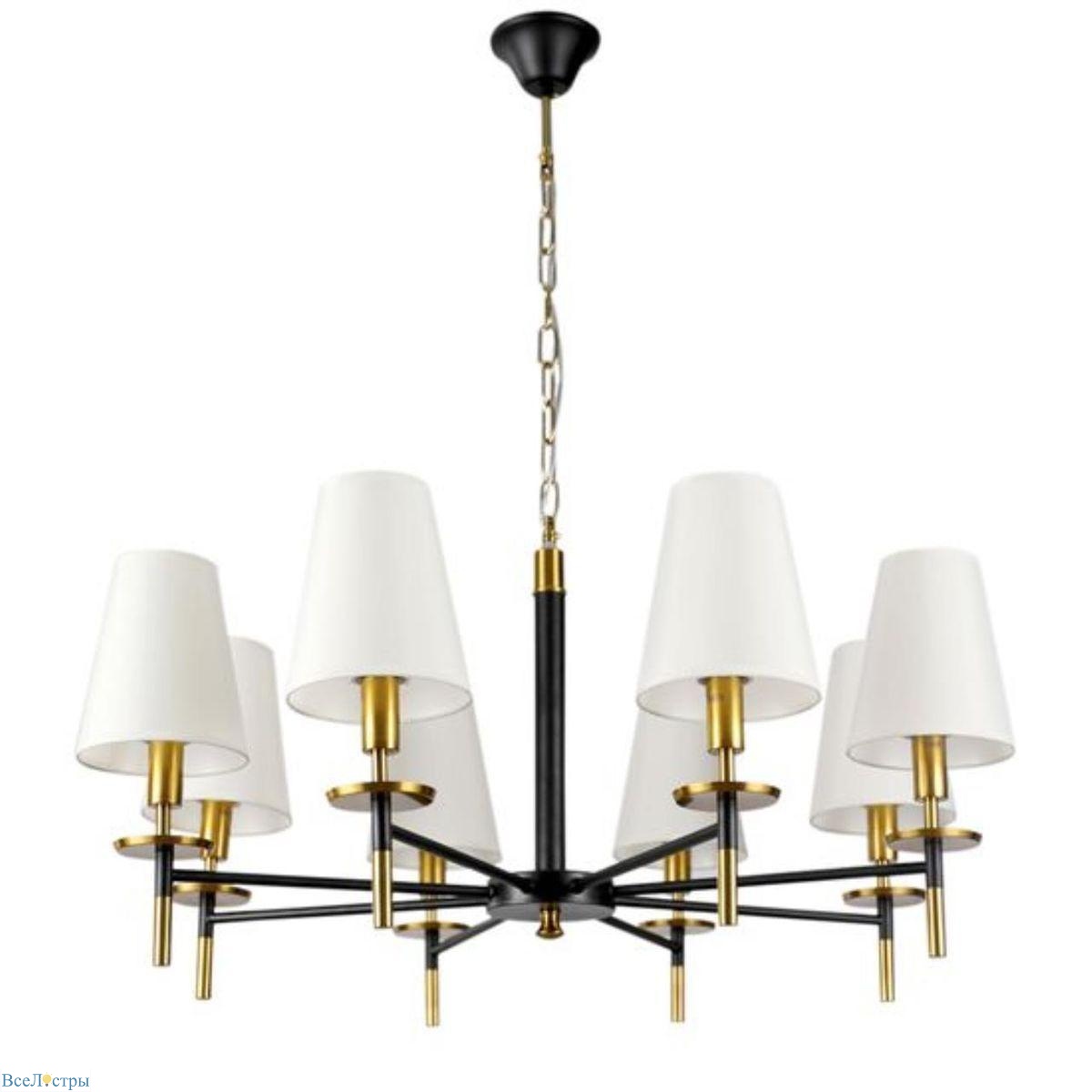 подвесная люстра arte lamp riccardo a4075lm-8bk