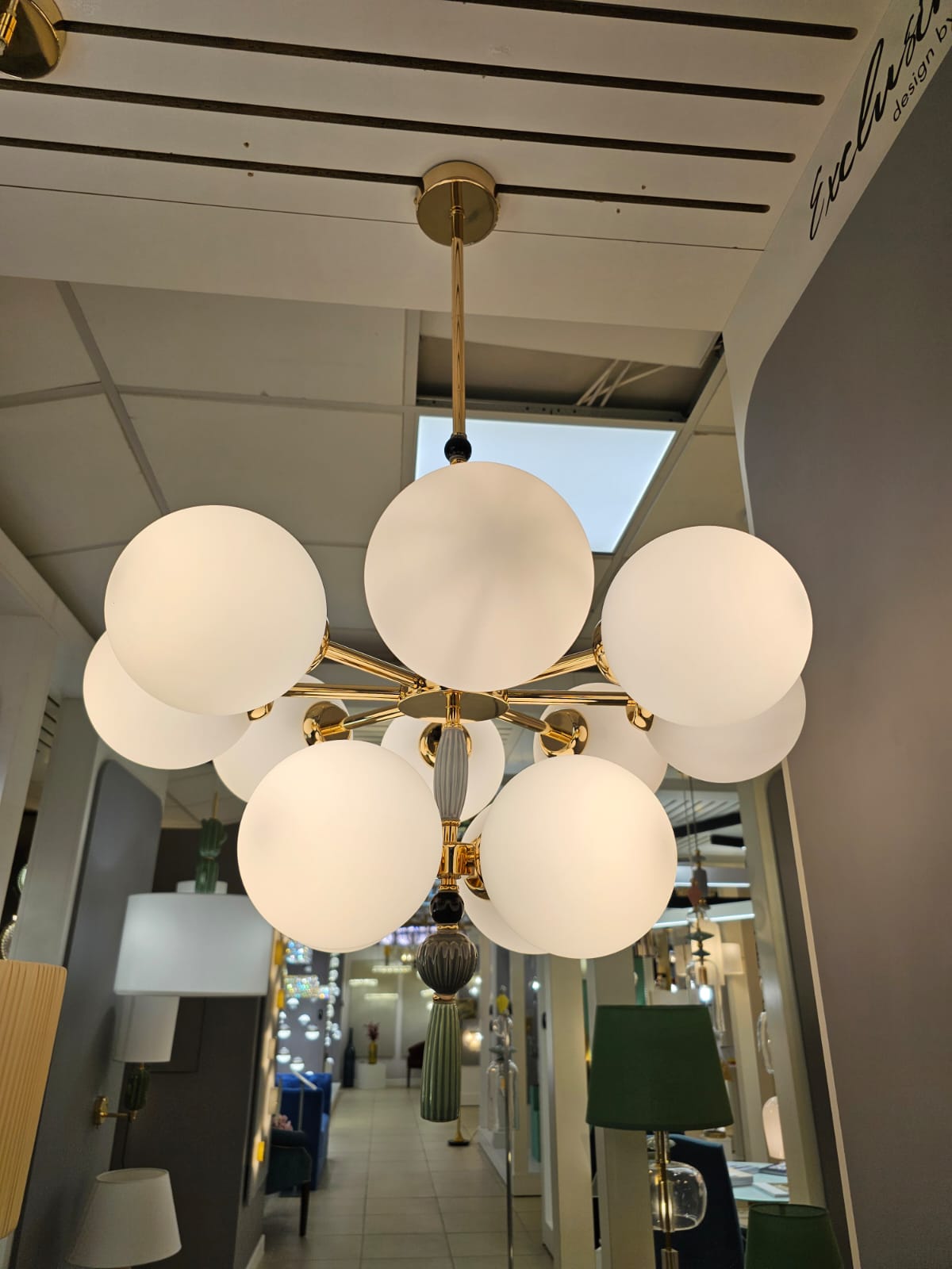 подвесная люстра odeon light exclusive modern palle 5405/12