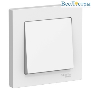 Выключатель 1-клавишный сх.1 Systeme Electric AtlasDesign Бел ATN000112