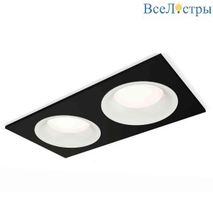 Комплект встраиваемого светильника Ambrella light Techno Spot XC7636001 SBK/SWH черный песок/белый песок (C7636, N7010)