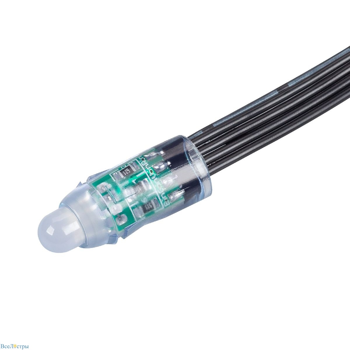 модуль герметичный arlight arl-uvr-d12 12v rgb (0.3w, ip67, 90 deg) 043430