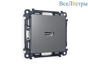 Комплект механизма розетки HDMI 2.0 40V/500mA 2.0GHz 5-18Gbit/s Ambrella Volt Alfa MA664010