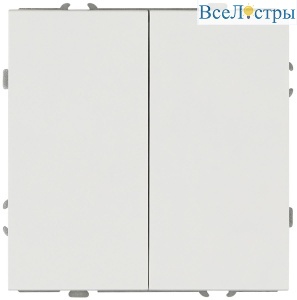 Выключатель Эра Galaxy 15-1104-01 двойной 10АХ-250В IP20 белый Б0070650