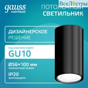 Накладной светильник Gauss Basic HD061