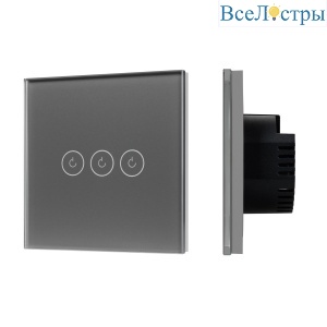 Выключатель сенсорный Arlight SWT-OMALI-S03-ZB-GR (250V, 10A, Zigbee) 050047