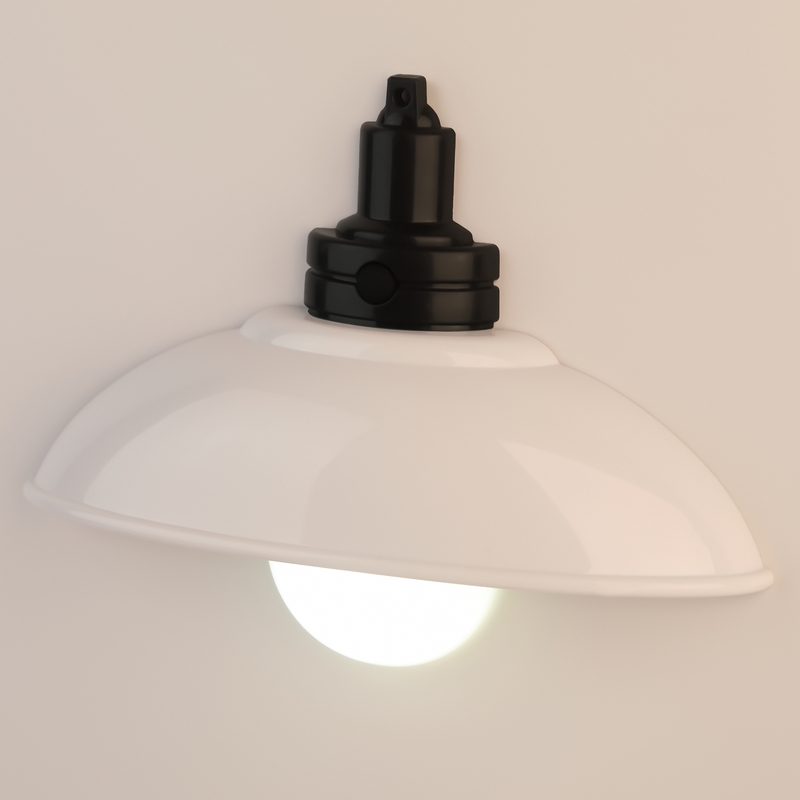 настенный светильник эра nled-487-1w-sw-w б0051474