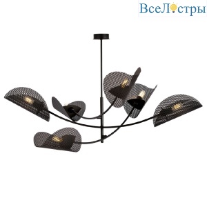Люстра на штанге IMEX MD.8378-6-P-BK