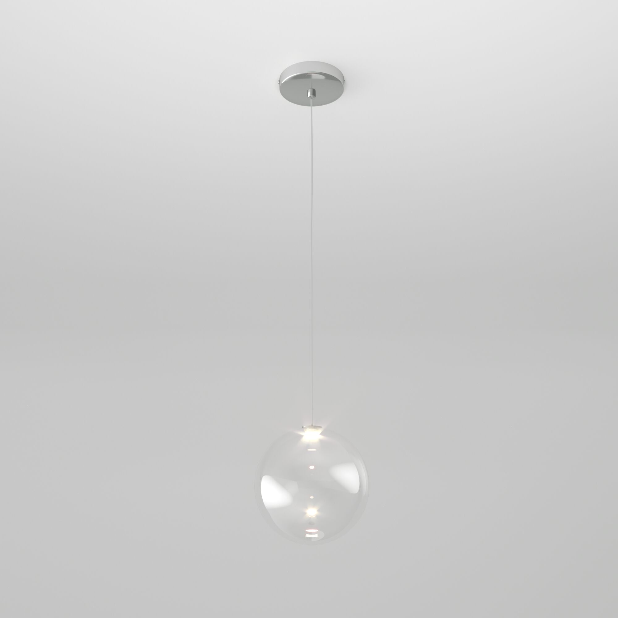 подвесной светильник eurosvet wonder 50231/1 led прозрачный a058636