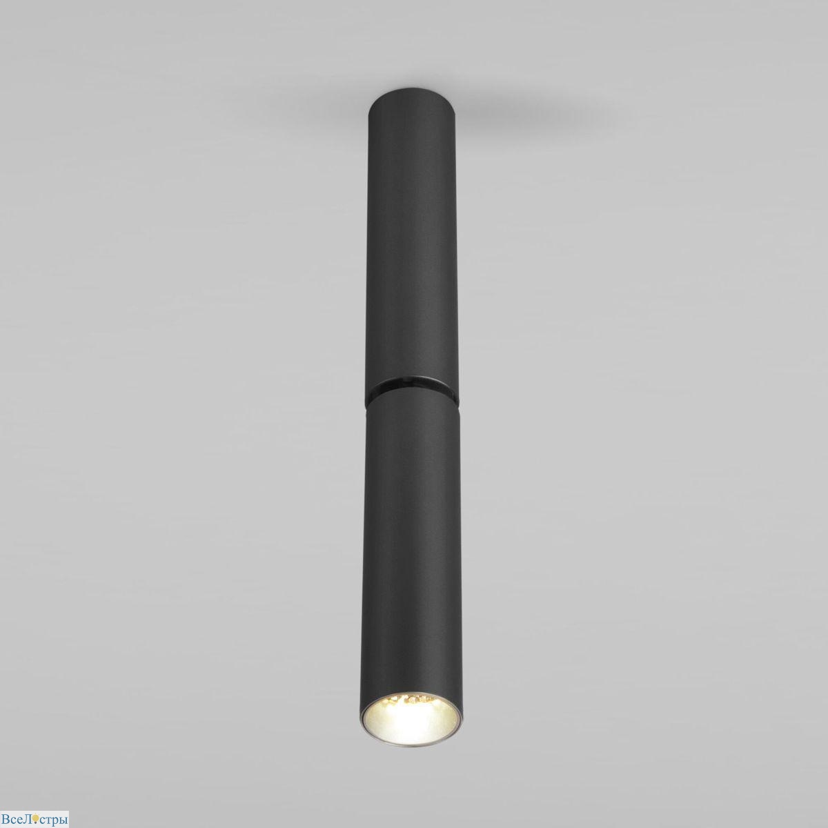 светодиодный спот elektrostandard pika 25029/led черный a061109