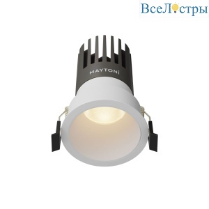 Встраиваемый светильник Maytoni Technical Dip DL118-15W-3K-W
