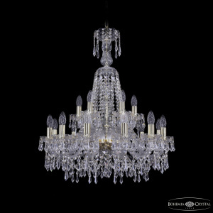 Подвесная люстра Bohemia Ivele Crystal 1403/12+6/240/XL-80 G