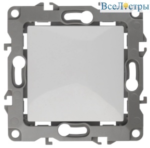 Выключатель одноклавишный ЭРА 12 10AX 250V 12-1101-01 Б0014621