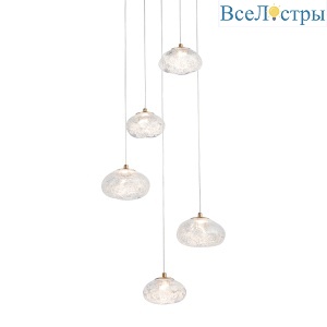 Подвесной светильник Delight Collection P98065-5 antique brass