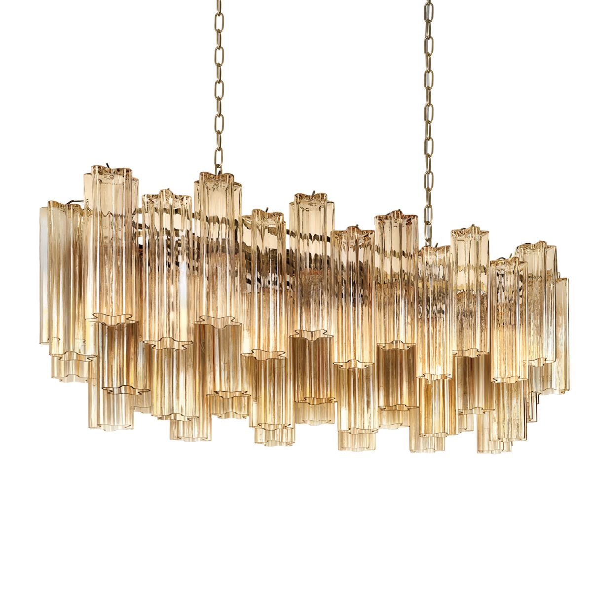 подвесная люстра loft it murano 10580/1000r champagne