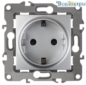 Розетка 2P+E Schuko Эра 12-2101-03 Б0014677