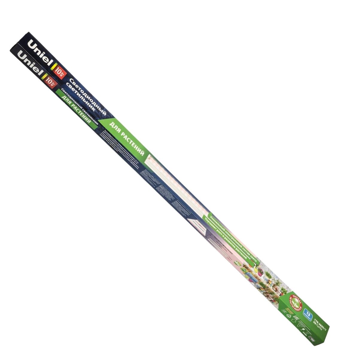 светильник для растений uniel uli-p12-10w/sple ip40 white