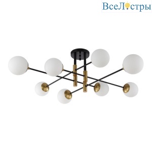 Потолочная люстра Crystal Lux Fidel PL8 Black