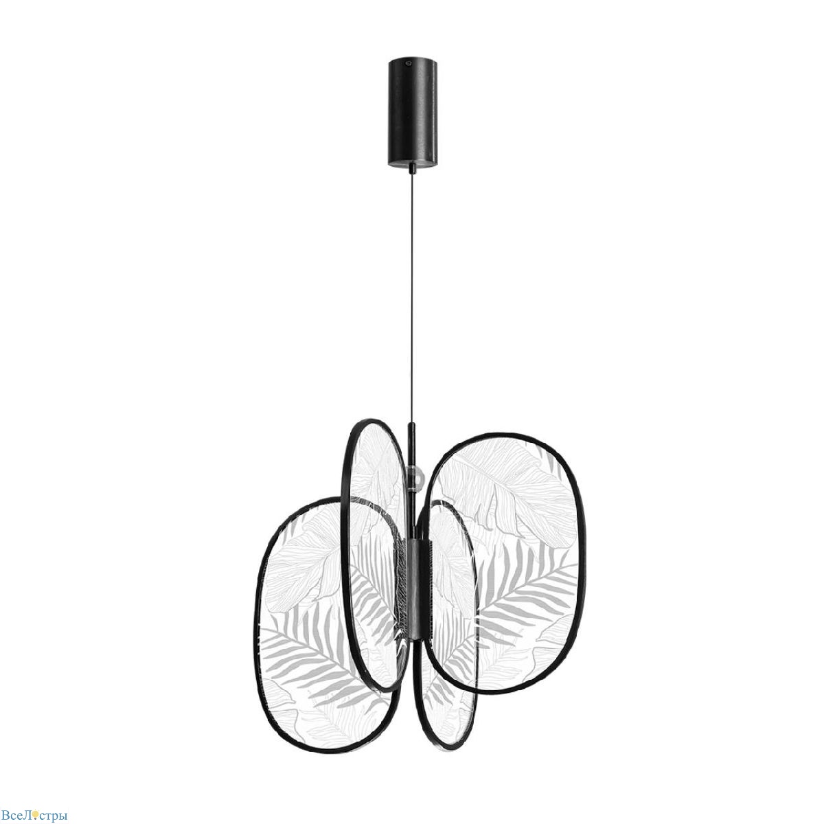 подвесная люстра odeon light piuma 6665/53l