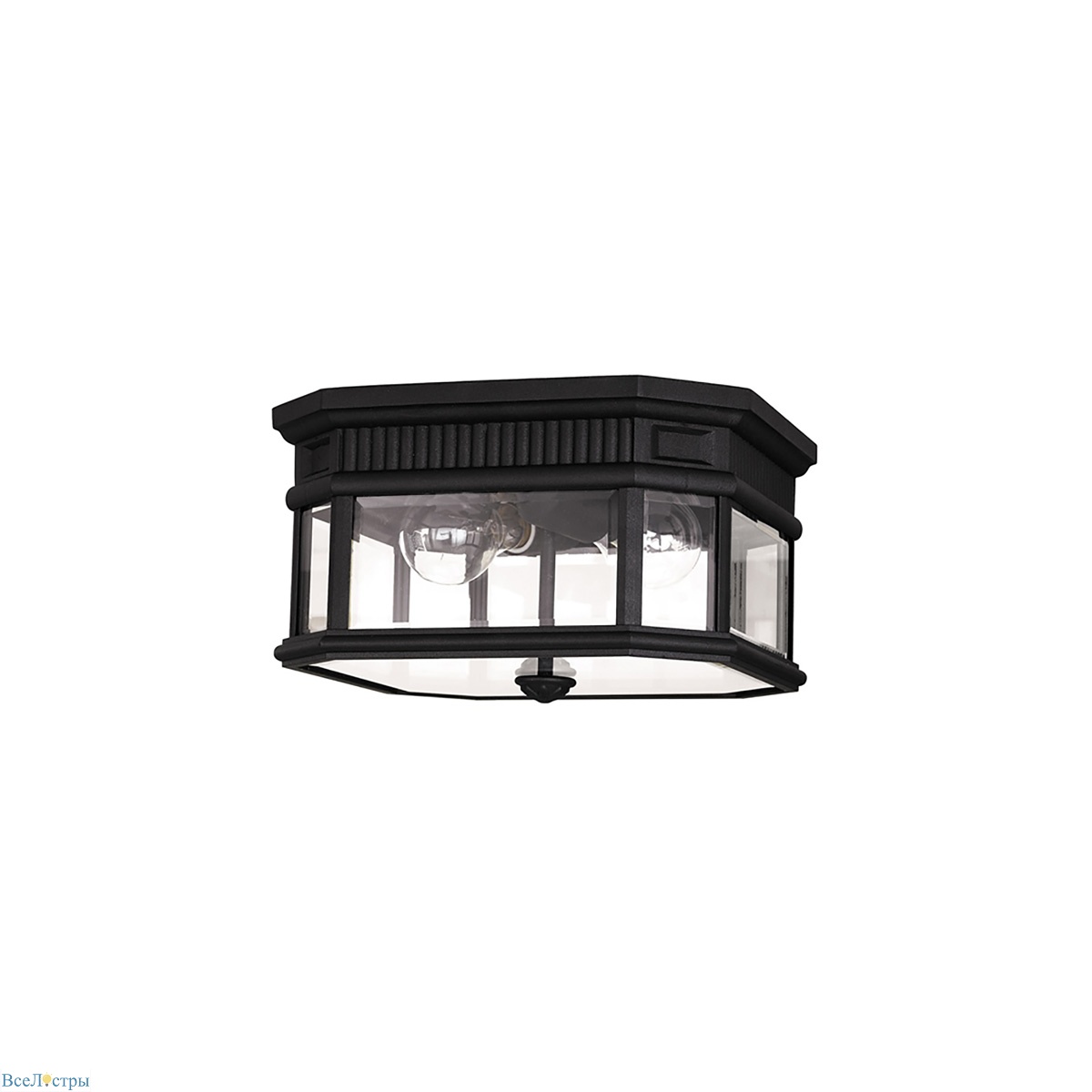 уличный потолочный светильник feiss cotswold lane fe-cotsln-f-bk