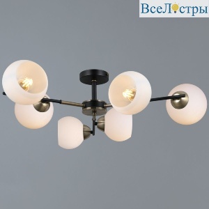 Люстра на штанге Illumico IL0469-6CSQ-24 BK AB LIBRA