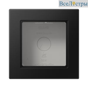 Коробка с рамкой для накладного монтажа Jung A5581BFASWM