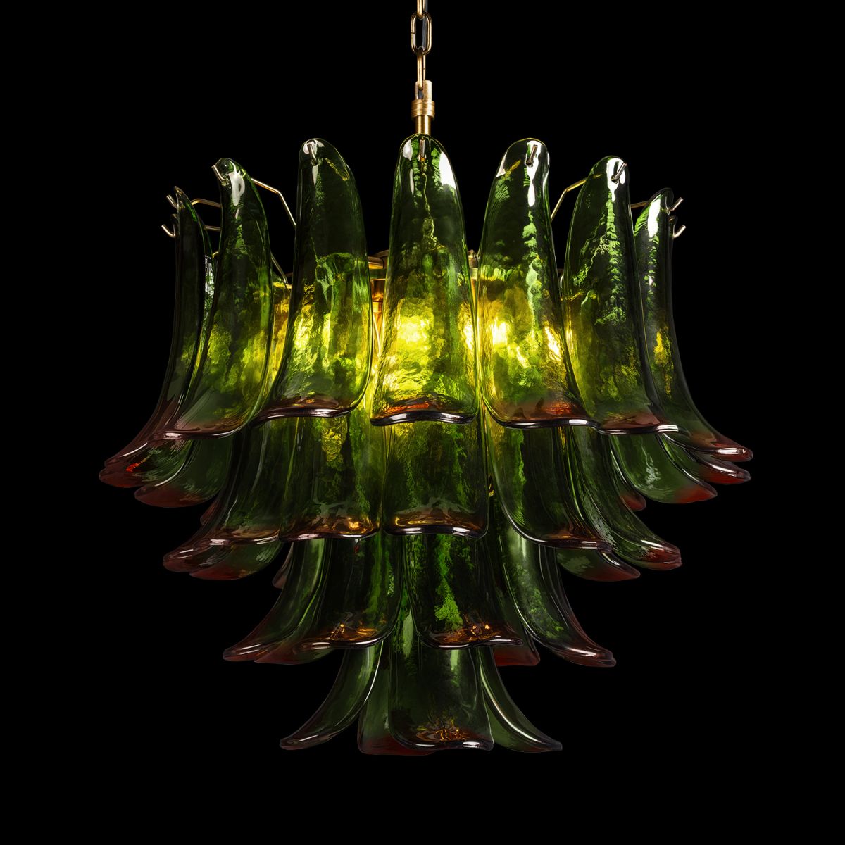 подвесная люстра loft it lilou 10600/600 green red